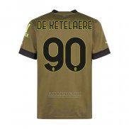 Camisola AC Milao Jogador de Ketelaere 3º 2022-2023