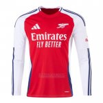 Camisola Arsenal 1º Manga Comprida 2024-2025