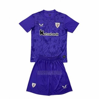 Camisola Athletic Bilbao Porter Crianca 2025-2026 Purpura