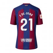 Camisola Barcelona Jogador F.de Jong 1º 2023-2024