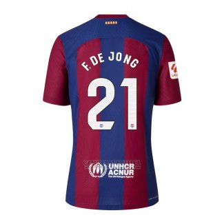 Camisola Barcelona Jogador F.de Jong 1º 2023-2024