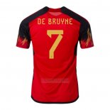 Camisola Belgica Jogador de Bruyne 1º 2022