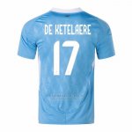 Camisola Belgica Jogador de Ketelaere 2º 2024