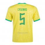 Camisola Brasil Jogador Casemiro 1º 2022