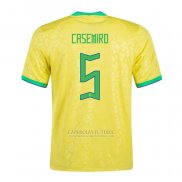 Camisola Brasil Jogador Casemiro 1º 2022