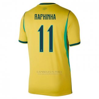 Camisola Brasil Jogador Raphinha 1º 2026