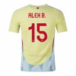 Camisola Espanha Jogador Alex B. 2º 2024