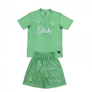 Camisola Everton Goleiro 1º Crianca 2025-2026