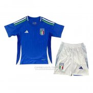 Camisola Italia 1º Crianca 2024-2025