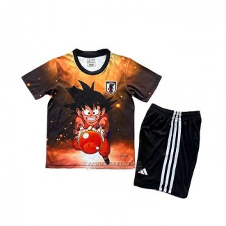 Camisola Japao Dragon Ball Crianca 2025 Preto Laranja