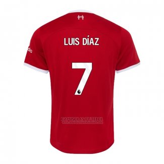 Camisola Liverpool Jogador Luis Diaz 1º 2023-2024