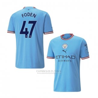 Camisola Manchester City Jogador Foden 1º 2022-2023