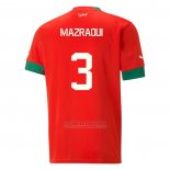 Camisola Marrocos Jogador Mazraoui 1º 2022