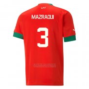 Camisola Marrocos Jogador Mazraoui 1º 2022