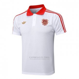 Camisola Polo del Bayern de Munique 125 Aniversario 2025-2026 Branco