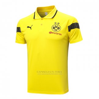 Camisola Polo del Dortmund 2023-2024 Amarelo