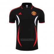 Camisola Polo del Manchester United 2022-2023 Preto