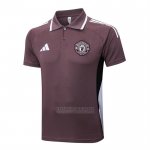 Camisola Polo del Manchester United 2025-2026 Brown