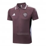 Camisola Polo del Manchester United 2025-2026 Brown