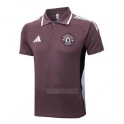 Camisola Polo del Manchester United 2025-2026 Brown