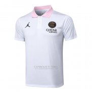 Camisola Polo del Paris Saint-Germain Jordan 2024-2025 Branco