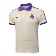 Camisola Polo del Real Madrid 2025-2026 Amarelo