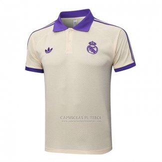 Camisola Polo del Real Madrid 2025-2026 Amarelo