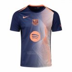 Camisola Pre Match del Barcelona 2025-2026 Azul Laranja