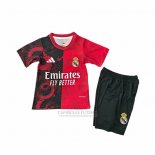 Camisola Real Madrid Dragon Crianca 2025-2026 Vermelho