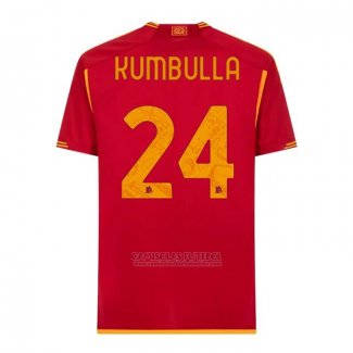 Camisola Roma Jogador Kumbulla 1º 2023-2024