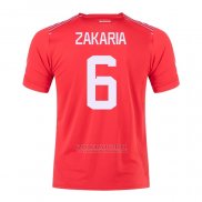 Camisola Suica Jogador Zakaria 1º 2022