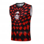 Camisola de Treinamento Flamengo Sem Mangas 2025-2026 Vermelho Preto