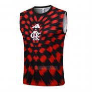 Camisola de Treinamento Flamengo Sem Mangas 2025-2026 Vermelho Preto