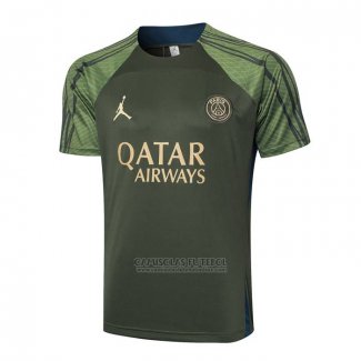 Camisola de Treinamento Paris Saint-Germain Jordan 2024-2025 Verde