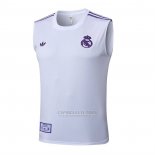 Camisola de Treinamento Real Madrid Sem Mangas 2025-2026 Branco Purpura