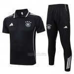 Conjunto Polo del Alemanha 2025-2026 Preto