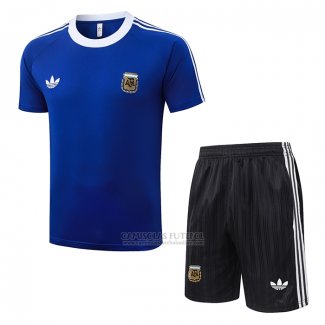 Fato de Treino Argentina Manga Curta 2026-2027 Azul - Calcas Curta
