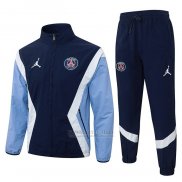 Fato de Treino Com Blusao del Paris Saint-Germain 2025-2026 Azul