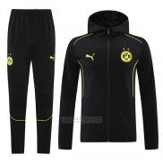 Fato de Treino Hoodie Dortmund 2024 Preto