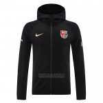 Jaqueta Hoodie Barcelona 2024-2025 Preto