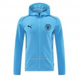 Jaqueta Hoodie Manchester City 2024-2025 Azul