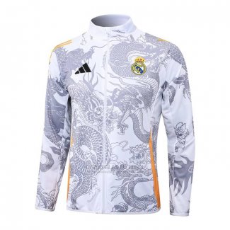 Jaqueta Real Madrid Dragon 2024-2025 Branco