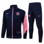 Jaqueta de Treinamento Barcelona 2025-2026 Azul Rosa