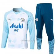 Sueter de Treinamento Manchester City 2024 Azul Y Branco