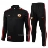 Sueter de Treinamento Manchester United 2025-2026 Preto