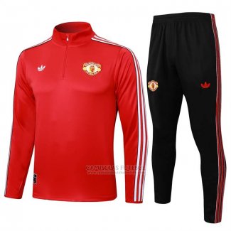 Sueter de Treinamento Manchester United 2025-2026 Vermelho