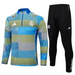Sueter de Treinamento Real Madrid 2025-2026 Azul Verde