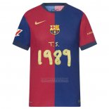 Tailandia Camisola Barcelona Special 2024-2025 Azul Vermelho