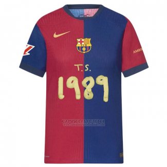 Tailandia Camisola Barcelona Special 2024-2025 Azul Vermelho