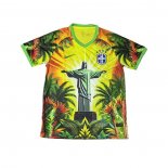 Tailandia Camisola Brasil Jesus 2025-2026 Amarelo Verde